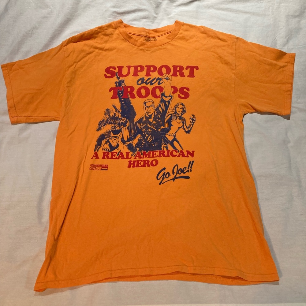 Support our Troops, G.I. Joe T-shirt, Men’s size large